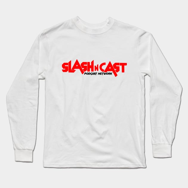 Slash 'N Cast Podcast Network | Black Logo Long Sleeve T-Shirt by Slash 'N Cast Podcast Network